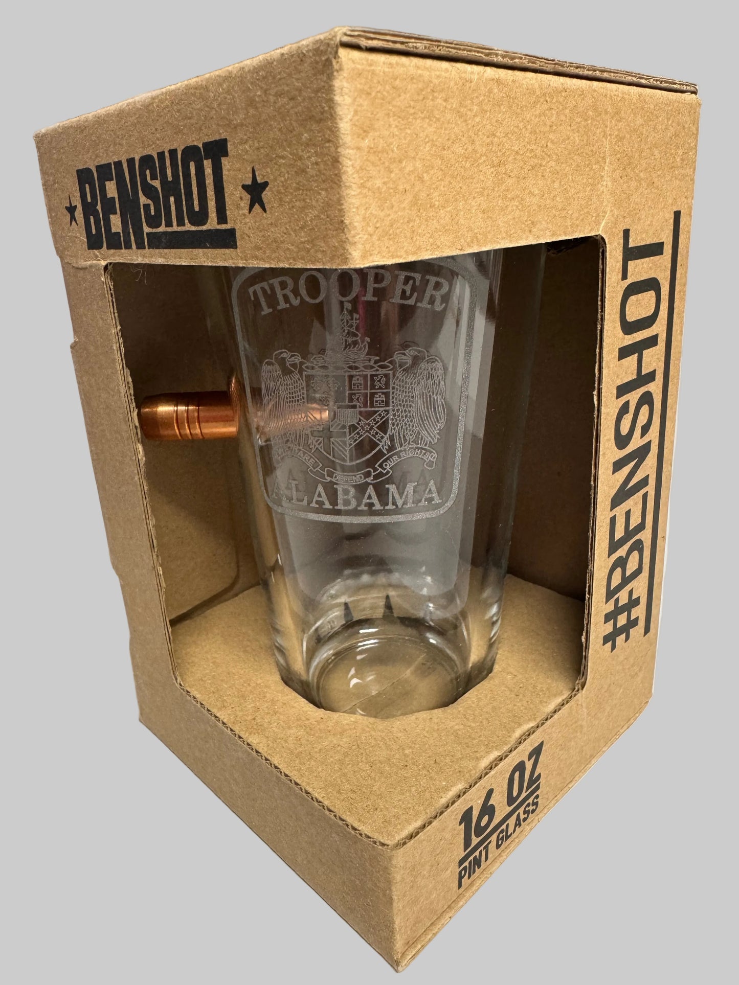 BenShot Pint Glass