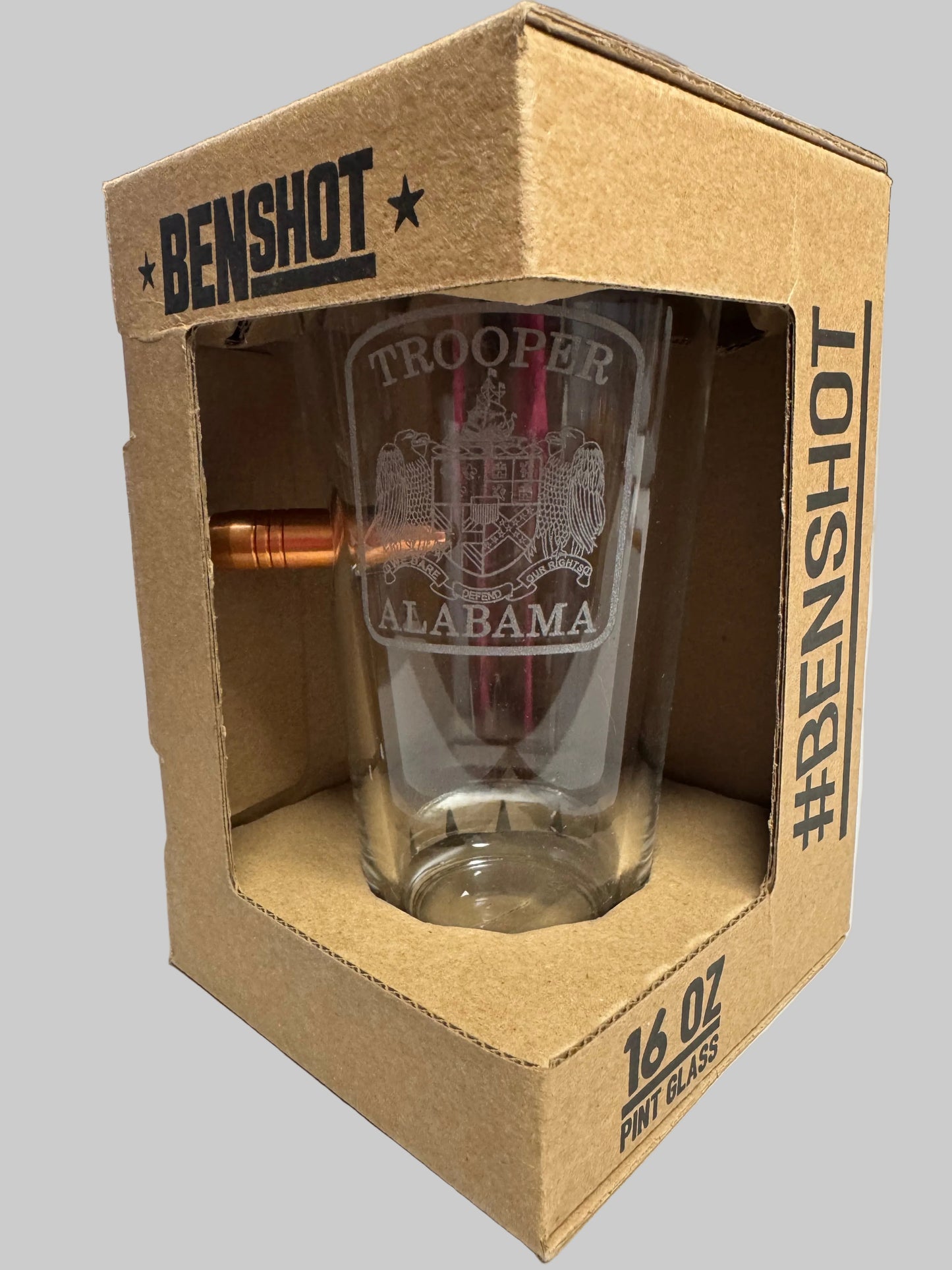 BenShot Pint Glass
