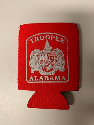 Koozie - Trooper Patch - Red